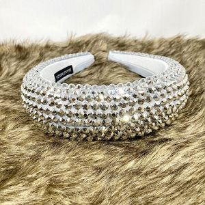 Silver rhinestone headband